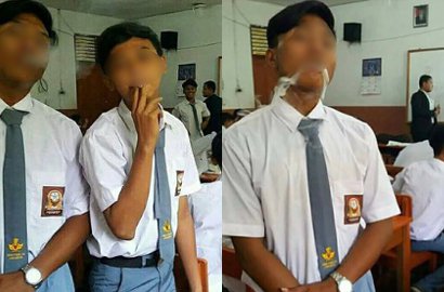 Viral Siswa Merokok Saat Pelajaran, Guru SMK PGRI 38 Jakarta Dibebas Tugaskan