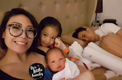 Baru Lahiran, Kecenya Ayu Dewi Pamer Tubuh Langsing Bikin Netter Iri