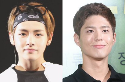 V BTS Pamer Gaya Rambut Baru, Park Bo Gum Malah Tertawakan?