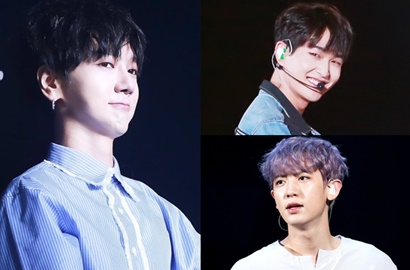 Kumpul Bareng di Backstage, Lucunya Member SuJu Goda Chanyeol dan Onew