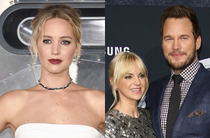 Gara-Gara Adegan Seks, Jennifer Lawrence Dituduh Jadi Penyebab Perceraian Chris Pratt-Anna Faris
