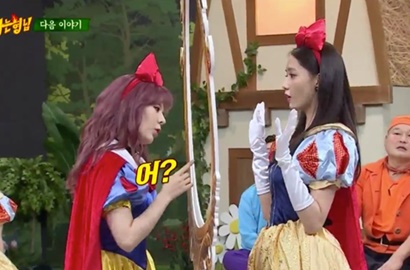 SNSD Dandan Ala Putri Salju di 'Ask Us Anything', Kocaknya Sunny Goda Dada Datar Yoona