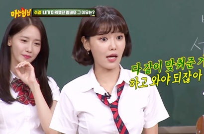 Sooyoung SNSD Ternyata Sebal Saat Tiffany Pakai Dasi Super Mahal di 'Ask Us Anything'
