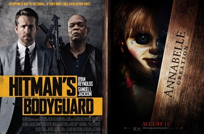 'The Hitman's Bodyguard' Datang Menyerang, 'Annabelle: Creation' Keok