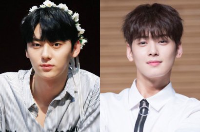 Berdiri Sebelahan, Netter Bandingkan Kegantengan Hwang Minhyun dan Cha Eunwoo