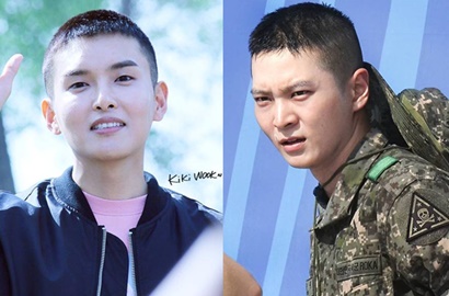 Paling Mungil, Ryeowook Adu Keren Bareng Joo Won Saat Wamil