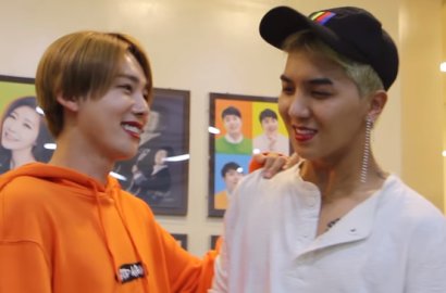 Pakai Lipstik Merah, Begini Jadinya Mino dan Jin Woo Winner Harus Saling Cium