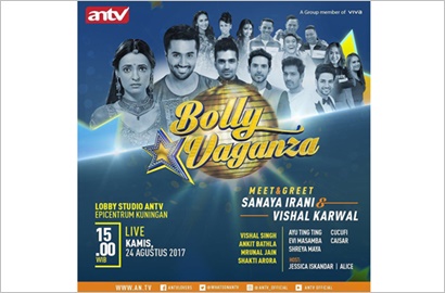 Sanaya Irani-Vishal Karwal Tampil di 'Bolly Star Vaganza', Ada Ayu Ting Ting Ikut Nyanyi