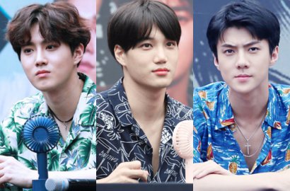 Pamer Wajah Tanpa Makeup, Suho Unggah Foto Tiduran Bareng Kai-Sehun