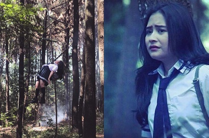 Tubuh Diangkat ke Langit Pakai Cara Ekstrim Ini, Adegan Serial Baru Prilly Bikin Merinding