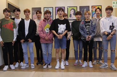 Kalah Main Game, Kocaknya Member Wanna One Pakai Lipstik dan Cium Satu Sama Lain
