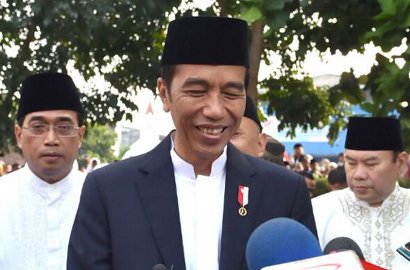 Salat Idul Adha di Sukabumi, Presiden Jokowi Mengulang Sejarah Bung Karno