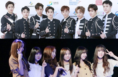 Deretan Aksi Keren EXO dan G-Friend cs di 'MuBank' Jakarta Dijamin Bikin Susah Move On