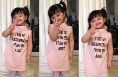 Imut Menggemaskan, Putri Ashanty Pakai Hijab Dipuji Ustazah Cilik