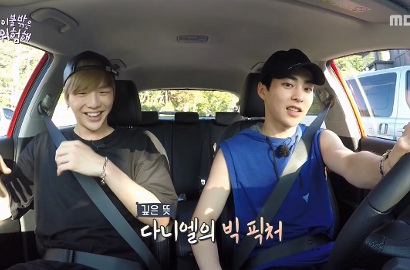Gemesin, Imutnya Kang Daniel Salting Dipuji Xiumin di 'Dangerous Outside Blanket'