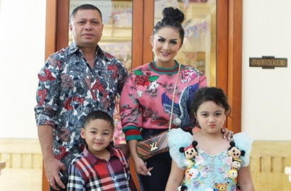 Arsy Peluk Amora, Wajah Imut Putri Kecil Krisdayanti Malah Dibilang Judes