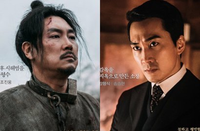 Song Seung Heon Adu Ganteng Bareng Jo Jin Woong di Preskon 'Kim Chang Soo'