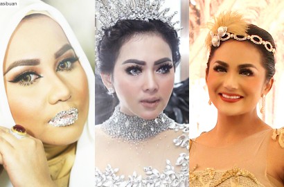 Krisdayanti Takut Tertelan, Syahrini Sinis dan Kabur Ditanya Bibir Swarovski Bos First Travel