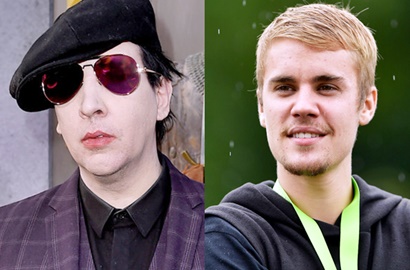 Bersikap Arogan, Justin Bieber Bikin Rocker Legendaris Marilyn Manson Dongkol