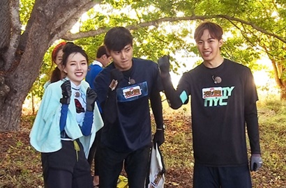 Yerin, Hongbin dan Lee Tae Hwan Mati-Matian Kupas Kulit Kelapa di 'LOTJ' Indonesia