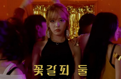 Kece Tampil Blonde, Teaser 'A Flower Bookmark' Tampilkan IU Terdiam di Tengah Pesta