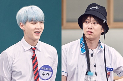 Posting Foto Bareng Suga BTS Saat Syuting 'Ask Us Anything', Heechul SuJu: Adik Kecilku