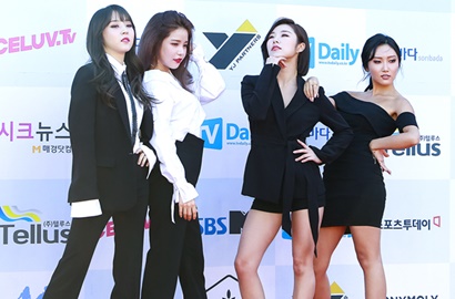 Usung Gaya Feminin di Red Carpet ASF 2017, Mamamoo Tuai Komentar Nyinyir