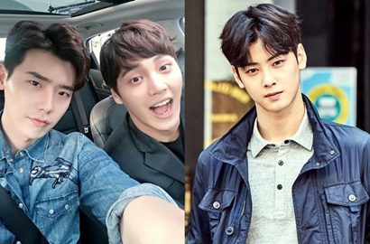 Lee Jong Suk Reunian dan Pamer Foto Manis Bareng Lee Tae Hwan dan Cha Eunwoo Astro