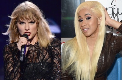 Lagu 'LWMMD' Berhasil Dikalahkan, Taylor Swift Kirimkan Hadiah Manis untuk Cardi B