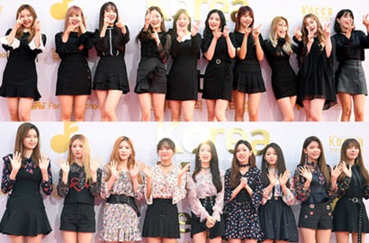 Adu Cantik, Begini Gaya Pristin-Gu9udan cs di Red Carpet Fandom School 2017