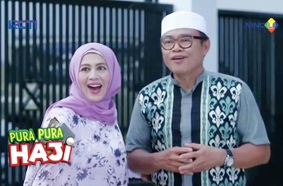 Jahal dan Jannah 'Pura-Pura Haji' Masuk Kategori Pasangan Sinetron Tersilet, Intip Nominasinya