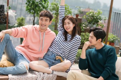 Akting Bareng di Drama tvN, Siwon-Kang Sora dan Gong Myung Kompak Beri Salam Chuseok