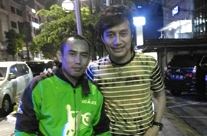 Kaget Antar Katon Bagaskara, Driver Ojek Online Ini Dibayar 10 Kali Lipat dari Tarif Asli