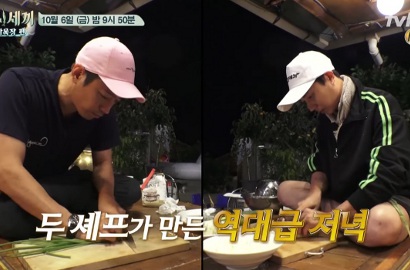 Tampilkan Member Shinhwa di 'Three Meals', Kocaknya Eric dan Andy Lomba Iris Makanan