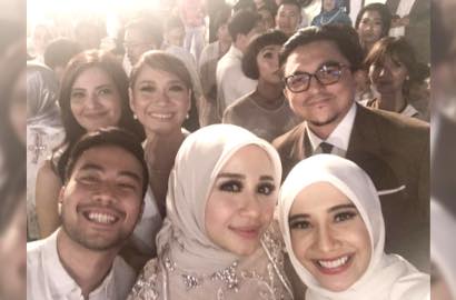 Bikin Gemes, Suami Laudya Cynthia Bella Kocak Photobomb di Pesta Resepsi