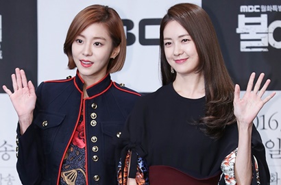 Senang Dapat Dukungan Uee di Lokasi Drama Barunya, Lee Yo Won Beri Pose Centil