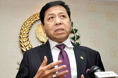 Ini yang Dilakukan Setya Novanto Saat Kembali Kerja di DPR Pasca Sakit