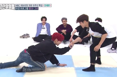 Semangat Gulat di 'Weekly Idol', Kocaknya Jackson GOT7 Bikin Celana Mark Robek Lebar