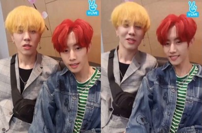 Kocak, Yugyeom dan Mark GOT7 Perkenalkan Diri dengan Nama Baru di Siaran V Live