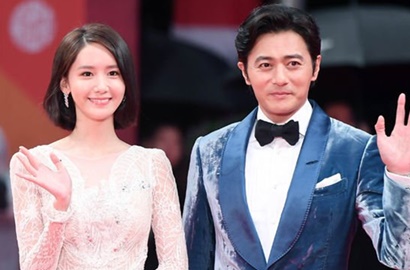 Digandeng Jang Dong Gun, Yoona Pamer Punggung Mulus di Red Carpet BIFF 2017