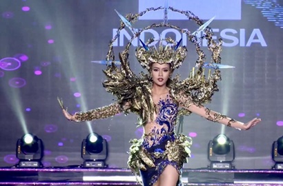 Merinding, Wakil Indonesia Tampil Memukau di National Costume Miss Grand International 2017