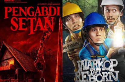 Penonton Membludak, 'Pengabdi Setan' Susul 'Warkop DKI' di Puncak Film Terlaris