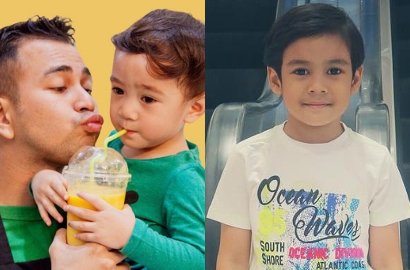 Foto Bareng Raffi Ahmad, Netter Takjub Wajah Ian 'Pengabdi Setan' Mirip Rafathar