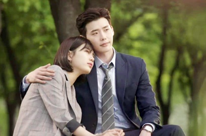 Syuting Saling Bertatapan di 'While You Were Sleeping', Lee Jong Suk Tiru Pose Imut Suzy