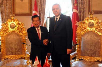 Bertemu Erdogan, Jusuf Kalla Lakukan Kesepakatan Kerjasama RI-Turki