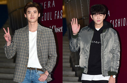 Bak Kakak Adik, Lee Jong Suk Manja ke Yoon Kyun Sang di Seoul Fashion Week