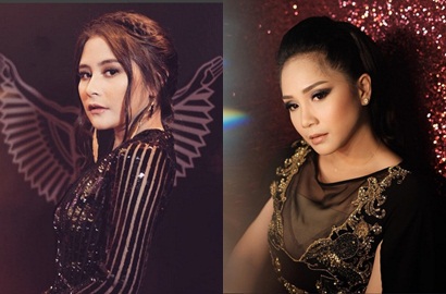 Kompak Serba Hitam, Seksinya Nagita dan Prilly Curi Perhatian di Panasonic Gobel Awards 2017
