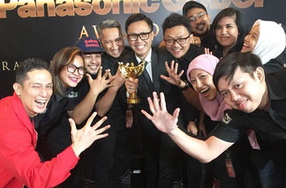 Cuek Kritikan, Eko Patrio Girang  'Pesbukers' Menang 5 Kali di PGA 2017