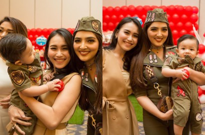Ashanty Pamer Foto Ayu Ting Ting Datang Sendiri di Ultah Putranya, Ini Reaksi Netizen