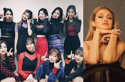 Keren, Kostum Panggung 'Likey' Twice di 'Inkigayo' Ternyata Disukai Gigi Hadid